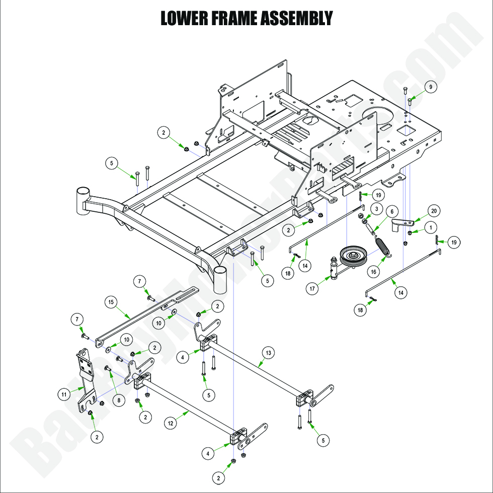 2024 MZ Rambler Lower Frame Assembly